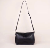 Leather Crossbody Bag With Zipper Genuine Leather Zipper Crossbody Bag Purse Womens - Annie Jewel