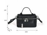 Small Leather Crossbody Bag With Zipper Genuine Leather Zipper Crossbody Bag Purse Womens - Annie Jewel