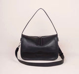 Leather Crossbody Bag With Zipper Genuine Leather Zipper Crossbody Bag Purse Womens - Annie Jewel