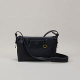 Genuine Leather Zipper Crossbody Bag Purse Womens Small Leather Crossbody Bag - Annie Jewel