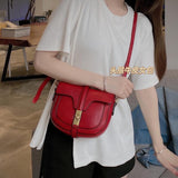 Women's Small Leather Crossbody Saddle Bag Saddle Leather Crossbody Bag