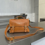 Genuine Leather Satchel bag Small Satchel Purse For Ladies