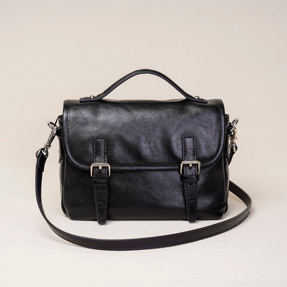 Women's black satchel handbag black satchel bag