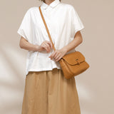 ladies leather satchel