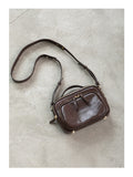 Black Leather Zip Crossbody Bag Zip Top Leather Crossbody Bag Womens - Annie Jewel