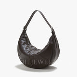 Half Moon Leather Bag Leather Half Moon Bag Half Moon Shoulder Bag Womens