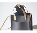Handmade Leather Mini Tote Crossboy Bag
