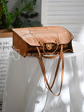 Handmade Leather Tote Bag Tan Leather Tote Handbag Womens 