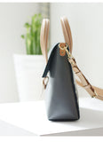 Handmade Full Grain Leather Briefcase Laptop Bag For Work Womens 