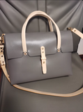 Handmade Full Grain Leather Briefcase Laptop Bag For Work Womens 