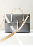 Handmade Full Grain Leather Briefcase Laptop Bag For Work Womens 