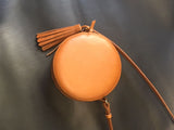 circle leather purse - Annie Jewel