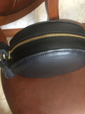 round purse leather - Annie Jewel