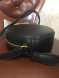 round leather crossbody bag - Annie Jewel