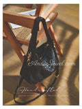 Genuine Leather Shoulder Bag Handwoven Leather Hobo Bag Intrecciato Style Bag - Annie Jewel