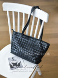 black handwoven leather tote bag handwoven leather tote
handcrafted braided leather tote bag