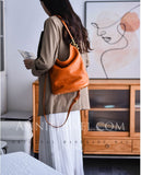 Women's Hobo Bucket Bag hobo brown leather purse