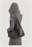 Genuine Leather Slouch Bag Hobo Shoulder Bag Cowhide Hobo Purse Womens - Annie Jewel