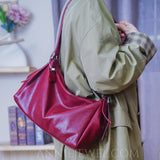 Red Leather Hobo Purse Ladies Leather Hobo Bag Hobo Leather Bags For Women