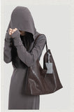 Dark Brown Slouchy Leather Hobo Bag Hobo Leather Bags For Women - Annie Jewel