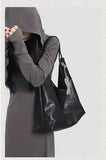 black Slouchy Leather Hobo Bag Hobo Leather Bags For Women - Annie Jewel