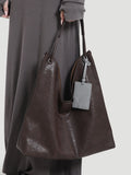 Dark Brown Slouchy Leather Hobo Bag Hobo Leather Bags For Women - Annie Jewel