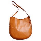 Women's Hobo Leather Crossbody Bag Minimalist Hobo Bag