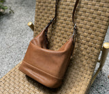 Hobo Leather Hobo Crossbody Purse Lambskin Soft Leather Slouchy Hobo Bag Womens - Annie Jewel