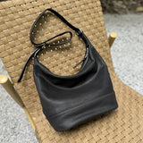 Hobo Leather Hobo Crossbody Purse Lambskin Soft Leather Slouchy Hobo Bag Womens - Annie Jewel