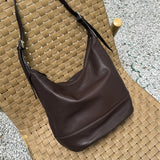 Hobo Leather Hobo Crossbody Purse Lambskin Soft Leather Slouchy Hobo Bag Womens - Annie Jewel