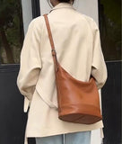 Hobo Leather Hobo Crossbody Purse Lambskin Soft Leather Slouchy Hobo Bag Womens - Annie Jewel