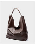 brown Leather Tote Bags For Women Hobo Leather Tote bag Slouchy Hobo Shoulder Bag 