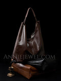 Genuine Leather Tote Bags For Women Hobo Leather Tote bag Slouchy Hobo Shoulder Bag 