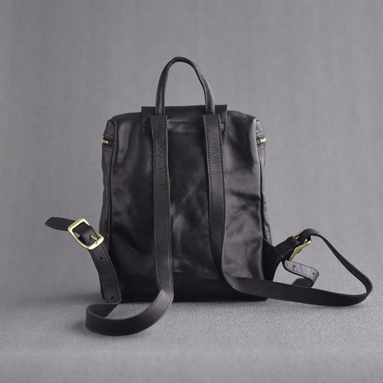 black leather backpacks women's Ladies Black Leather Backpack Small Leather Black Backpack Womens
