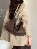 brown Leather Hobo Leather Crossbody Bag Soft Leather Slouchy Hobo Bag Purse