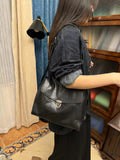 Womens Black Leather Satchel Bag Black Crossbody Satchel Bag Purse 