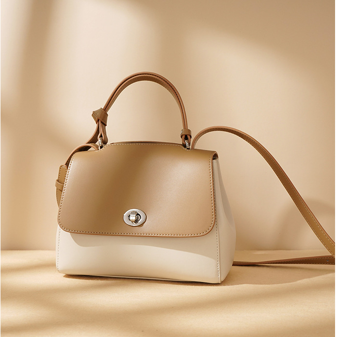 Beige satchel purse online