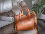 Genuine Leather Satchel Crossbody Bag Ladies Satchel Handbags 