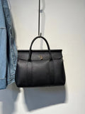 ladies tote bag Ladies Satchel Handbags black leather tote with zipper