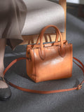 Genuine Leather Satchel Crossbody Bag Ladies Satchel Handbags 