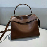 brown Leather Satchel Bag Ladies Satchel Handbags Medium Satchel Handbags