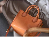 Genuine Leather Satchel Crossbody Bag Ladies Satchel Handbags 