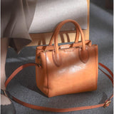 Genuine Leather Satchel Crossbody Bag Ladies Satchel Handbags 