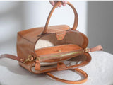 Genuine Leather Satchel Crossbody Bag Ladies Satchel Handbags 