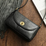 Genuine Leather Crossbody Satchel Ladies Satchel black Leather Satchel 