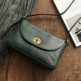 Genuine Leather Crossbody Satchel Ladies Satchel green Leather Satchel 