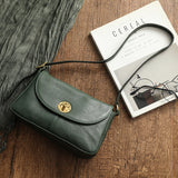 Genuine Leather Crossbody Satchel Ladies Satchel green Leather Satchel 