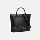 black Leather Computer Totes Leather Tote Bag With Shoulder Strap Beige Leather Tote Bag Womens 