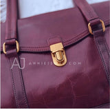 Genuine Leather Satchel Tote Bag Satchel Large Satchel Bag Womens 