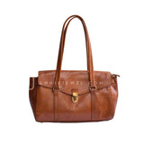 brown Genuine Leather Satchel Tote Bag Satchel Large Satchel Bag Womens 